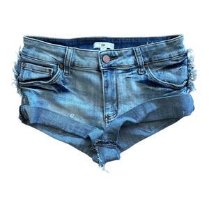 Light Blue Denim Shorts